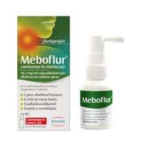 Meboflur cseresznye és menta ízű 16,2 mg/ml szájnyálkahártyán alkalmazott oldatos spray 15ml