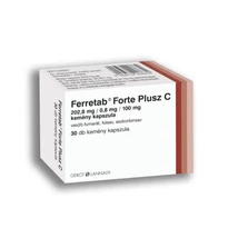 Ferretab Forte Plusz C kemény kapszula 30x