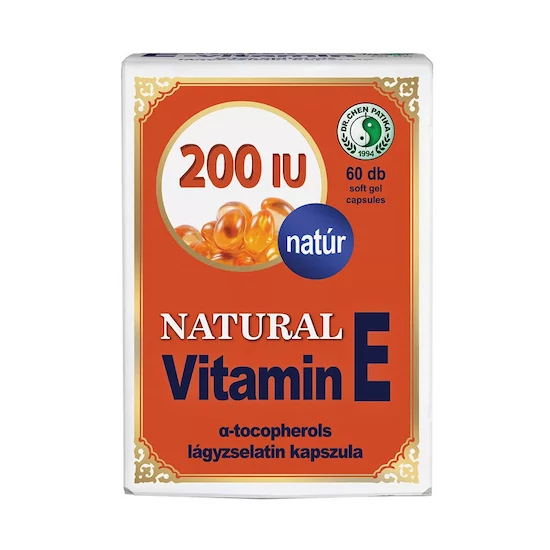 Dr Chen Natúr E-vitamin 

200 IU lágyzselatin kapszula 60x