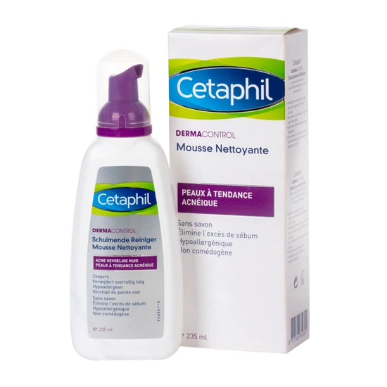 Cetaphil Dermacontrol habzó arclemosó 236ml