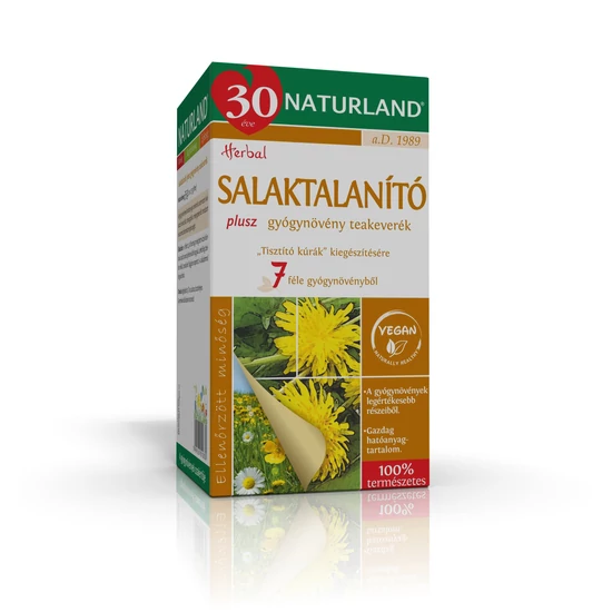 Naturland Salaktalanító plusz gyógynövény teakeverék 20x1,75 g