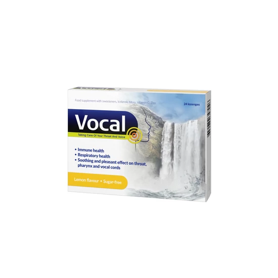 Vocal szopogató tabletta citrom 24x