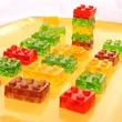Kép 2/2 - Amos 4D Blocks vegyes gyümölcsízű építhető gumicukor 100g