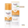 Kép 1/5 - Eucerin Sun Photoaging Control Színezett napozó gél-krém arcra FF50+ mittel 50ml