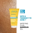 Kép 6/6 - Uriage BARIÉSUN MAT arckrém zsíros bőrre SPF50+ 50 ml