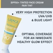Kép 4/4 - Uriage BARIÉSUN Színezett arckrém (világos) SPF50+ 50 ml