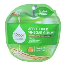 BIOBOR Apple Cider Cukormentes, almaecetes gumicukorka édesítőszerekkel 42g