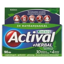 Béres Actival+Herbal filmtabletta 90x