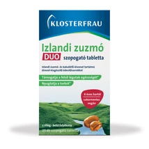 Izlandi zuzmó DUO szopogató tabletta 20x