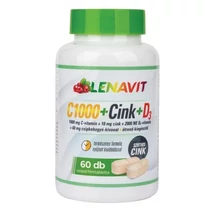 Lenavit C1000+Szerves Cink+D3 Csipkebogyó filmtabletta 60x