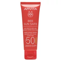 Akciós Apivita Bee Sun Safe Színezett Arckrém Ráncok És Pigmentfoltok Ellen SPF50 50 ml