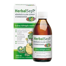 Dr. Theiss HerbalSept Köhögés elleni szirup gyermekeknek 200 ml