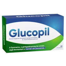 Glucopil étrend-kiegészítő filmtabletta gyógynövényekkel, B-vitaminokkal és krómmal 60x
