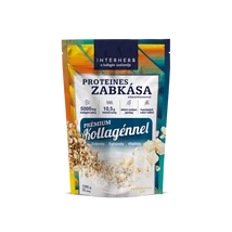 Interherb Zabkása Proteines FEHÉRCSOKI ÍZŰ 1000g (prémium Kollagénnel)