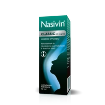 Nasivin Classic 0,5mg/ml orrcsepp 10ml