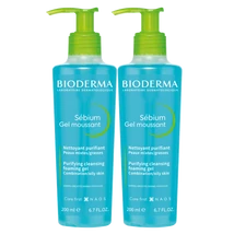 Bioderma Sébium Gél Moussant 2x200ml