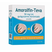 Amorolfin-Teva 50mg/ml gyógyszeres körömlakk 2,5ml