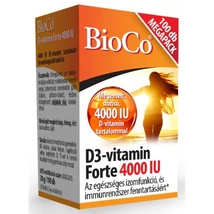 Bioco D3-vitamin FORTE 4000 IU MEGAPACK tabletta 100x