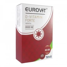 Eurovit D-vitamin 3000 NE forte tabletta 60x
