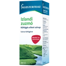 Izlandi zuzmó köhögés elleni szirup 200ml