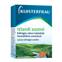 Izlandi zuzmó köhögés elleni szopogató tabletta 24x