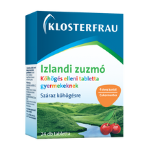 Izlandi zuzmó köhögés elleni szopogató tabletta gyermek 24x