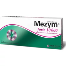 Mezym Forte 10000 E gyomornedv ellenálló filmtabletta 50x