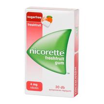 Nicorette Freshfruit Gum 4mg gyógyszeres rágógumi 30x