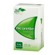Nicorette Freshmint Gum 4mg gyógyszeres rágógumi 105x