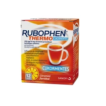 Rubophen Thermo 500mg/10mg cukormentes belsőleges oldathoz citrom ízben 12x