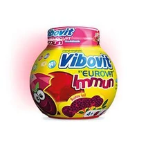 Vibovit by Eurovit Immun Gumivitamin (Vitaminokat és ásványi anyagokat tartalmazó étrend-kiegészítő) 50x
