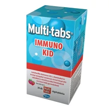 Multi-Tabs Immuno Kid multivitamin+LGG rágótabletta 30x