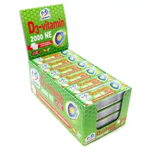 1x1 Vitamin D3-vitamin 2000NE rágótabletta szőlőcukorral 14x