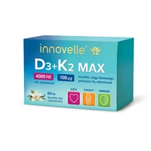 Innovelle D3+K2 Max 4000NE étrendkiegészítő rágótabletta 60x