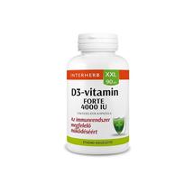 Interherb XXL 90 db D3-VITAMIN FORTE 4000 IU kapszula