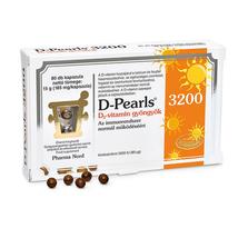 Pharma Nord D-Pearls D3-Vitamin 3200 gyöngykapszula 80x