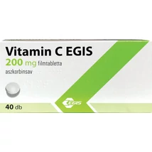 Vitamin C Egis 200mg filmtabletta 40x