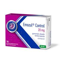 Emozul Control 20 mg gyomornedv-ellenálló kemény kapszula 14x