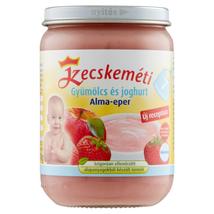 Kecskeméti BIO gyümölcs és joghurt alma-eper bébidesszert 7 hónapos kortól 190 g