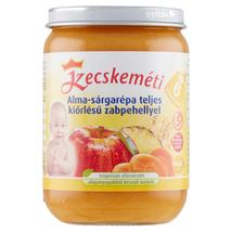 Kecskeméti alma-sárgarépa teljes kiőrlésű zabpehellyel bébidesszert 6 hónapos kortól 190 g