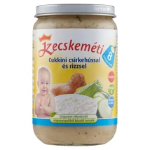 Kecskeméti cukkini csirkehússal és rizzsel komplett egytálétel 8 hónapos kortól 220 g