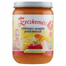 Kecskeméti zöldséges spagetti pulykahússal bébiétel 6 hónapos kortól 190 g