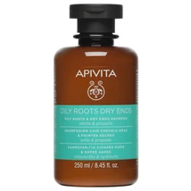APIVITA Sampon - Zsíros hajtő és száraz hajvég 250 ml