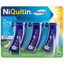 Niquitin minitab 2mg préselt szopogató tabletta 3x20x