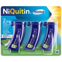 Niquitin minitab 2mg préselt szopogató tabletta 3x20x