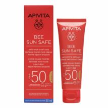 Apivita Bee Sun Safe Színezett Arckrém Ráncok És Pigmentfoltok Ellen SPF50 50 ml