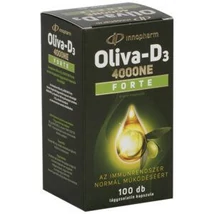 InnoPharm Oliva-D3 4000 NE Forte étrend-kiegészítő lágyzselatin kapszula 100x