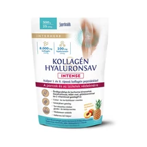 Interherb Kollagén & Hyaluronsav INTENSE italpor ananász-őszibarack ízű 300 g 25 adag
