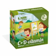 LXR Junior C+D-vitamin Komplex rágótabletta 60x