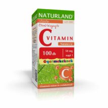 Naturland 50 mg C-vitamin rágótabletta gyermekeknek 100x